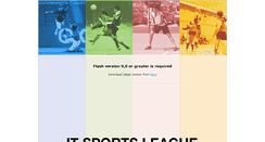 Desktop Screenshot of itsportsleague.jp